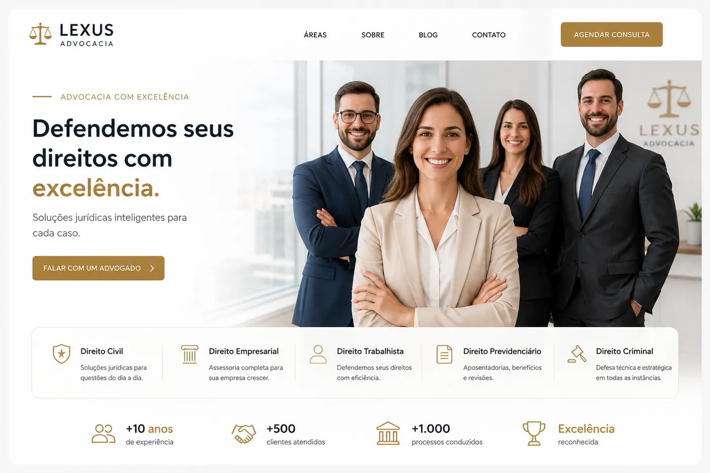Site para escritório de advocacia