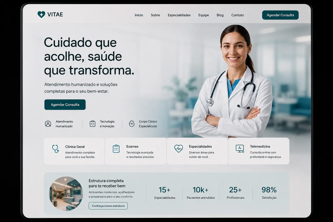 Site para clínica médica